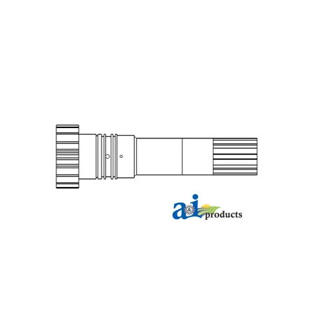 A & I Products Pinion Shaft, PTO 3" x3" x10" A-899332M92